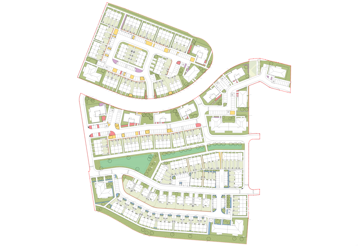 Rosebery Wynd landscape design, South Queensferry Edinburgh — Cala Homes